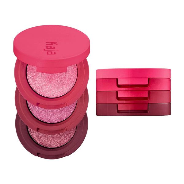 KAJA Beauty Bento Bouncy Shimmer Eyeshadow Trio ✨👁️