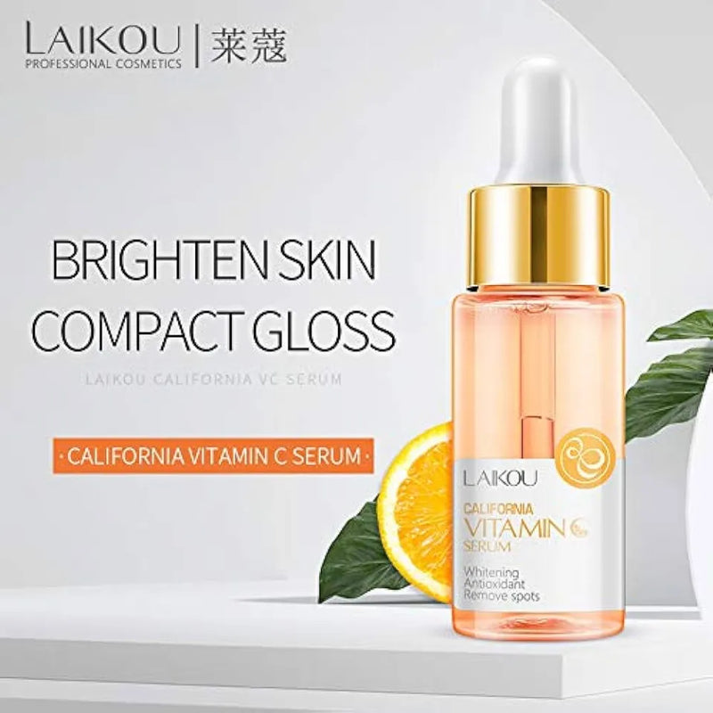 LAIKOU Vitamin C Serum With Hyaluronic Acid Bangladesh 🍊✨