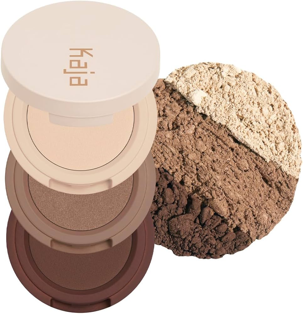KAJA Beauty Bento Bouncy Shimmer Eyeshadow Trio ✨👁️