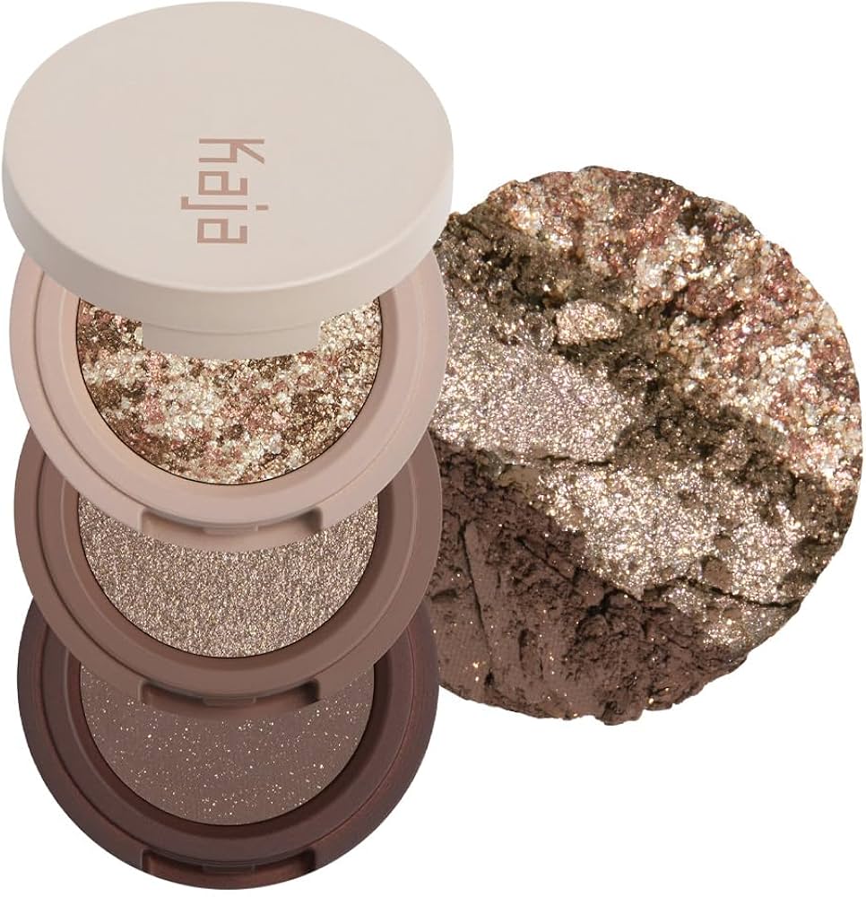 KAJA Beauty Bento Bouncy Shimmer Eyeshadow Trio ✨👁️