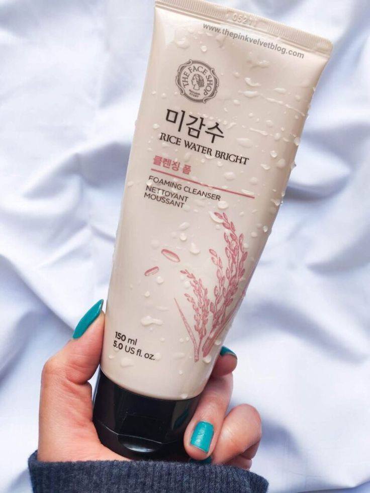 The Face Shop Rice Water Bright Foaming Cleanser 🌾