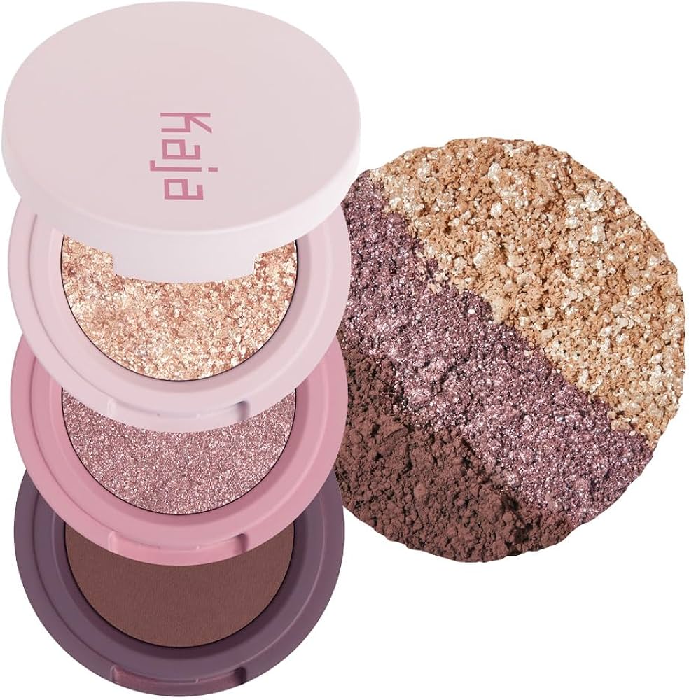 KAJA Beauty Bento Bouncy Shimmer Eyeshadow Trio ✨👁️
