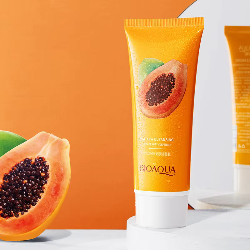 BIOAQUA Papaya Moisturizing Face Wash 🍊✨