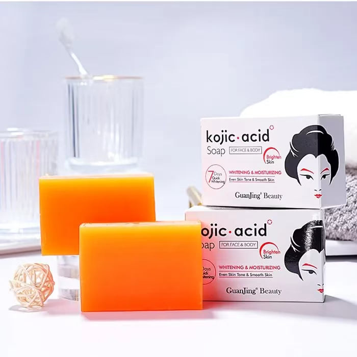 Guanjing Kojic Acid Soap Whitening & Moisturizing 🧼✨
