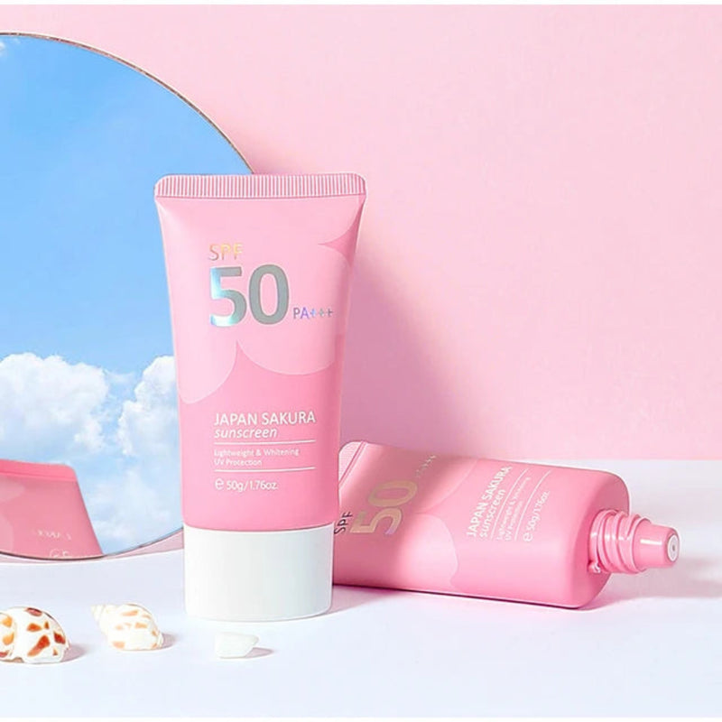 LAIKOU Japan Sakura Sunscreen SPF50+ PA+++ 🌸☀️