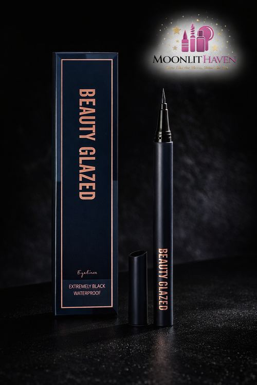 Beauty Glazed Extremely Black Waterproof Eyeliner ✨👁️