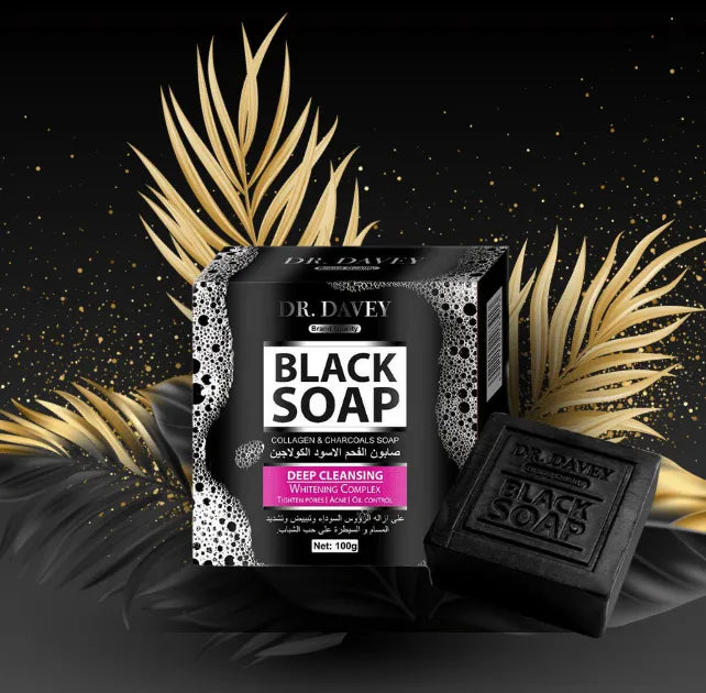 Dr. Davey Black Soap Deep Cleansing Soap Bangladesh 🧼✨