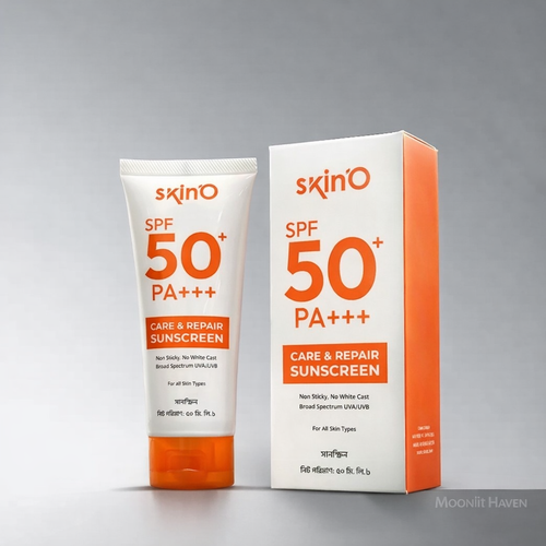 Skin’O SPF 50+ PA+++ Care & Repair Sunscreen Bangladesh ☀️